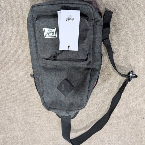 The Herschel Supply Co. Heritage Black Crosshatch Shoulder Bag - Picture 4 of 7